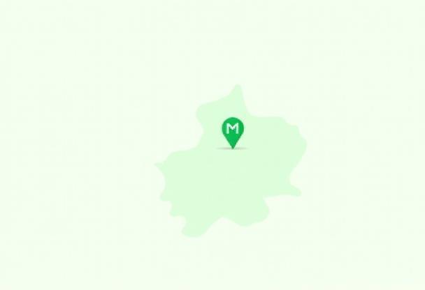 Map showing the location of Aaranya Herbs & Beauty in Fort, Mumbai